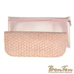BONTON 6支淡粉皮革編織刷具包