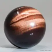 29g27mm Red Tiger Eye Sphere Crystal Ball Natural Quartz Healing Gemstone Chakra