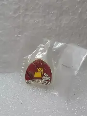 McDonalds Broom Bucket & Mop Enamel Lapel Pin Gold Toned Janitorial Clutch Back