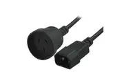 8Ware Power Cable 15cm 3Pin AU to IEC C14 F-M [RC-3083]
