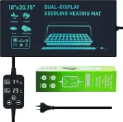 Gingersun 30W Seedling Heat Mat with Thermostat Control 52X25Cm Heating Pad W...