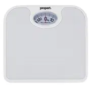 Propert Mechanical Bathroom Scale White 130Kg