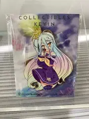 No Game No life Shiro Purple Dress GOLD Pin Figure Collectibles Kevin Anime