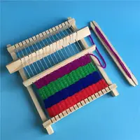 在飛比找樂天市場購物網優惠-科技小制作兒童織布機diy手工毛線編織機小學生自制拼裝創新作