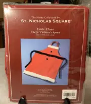 ST. NICHOLAS SQUARE Little Claus Child’s Apron NIP 2005