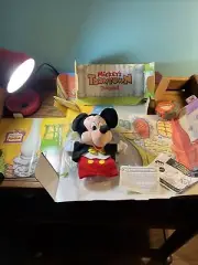 Vintage 1993 Mattel Puppet Theater, And Micky Mouse New Old Stock, Family Fun
