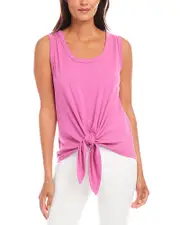 Karen Kane Tie Front Tank Top