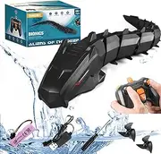 2.4G Remote Control Snake Toys - Cool High Simulation Outdoor Water Pool Bathroom Sonic Machine Snake Toy， Upgrade Rechargeable Birthday idea for Girls and Boys