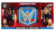 WWE Championship Rivals Playset Includes Belt Roman Reigns & Brock Lesnar