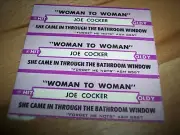 3 Joe Cocker Woman To Woman / She Came In Through The Jukebox Title Strips