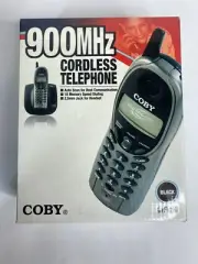 Coby Cordless Telephone CT-P5200 900 MHz - Black - Free Shipping