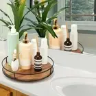 360 Degree Rotating Storage for Kitchen Spice Cosmetic Makeup Turntable Organize