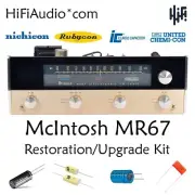 McIntosh MR67 tuner restoration recap repair service rebuild kit capacitor