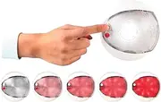 HELLA 959950121 '9950 Series' EuroLED Touch Multivolt White/Red 9-33V DC Dual Color LED Interior Light with White Shroud