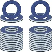 24 PCS Oil Drain Plug Gaskets, Washer Crush Seal Replacement, Aluminum M12 Crush Washer Oil Drain Plug for OEM 9043012031Cars Truck Vehicle