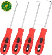 4-Piece Heavy Duty Pick and Hook Set, Car Auto Oil Seal/O-Ring Seal Gasket Pick