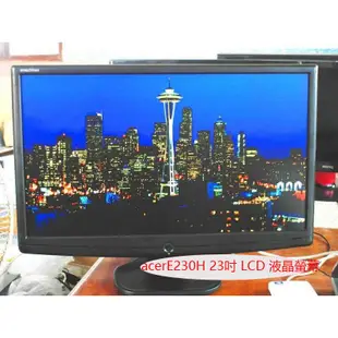 acer E230H 23吋 LCD 液晶螢幕 1920x1080 VGA 保固三個月