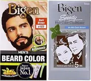 Bigen Beard Color 103 & Bigen Speedy color 883 (Pack of 2)