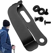 Cutter Sheath Clip - Metal Belt Clip | Adjustable Stainless Steel Cutter Sheath Pocket Clip for Knife Holsters, KYDEX Sheaths | Secure Outdoor Tool Holder for Hiking, Camping, Use | Durable C
