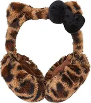 Sanrio 381489 Hello Kitty Earmuffs, Black, Foldable, Cold Protection,