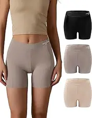 [SHARICCA] Hipster Panties Women's Breathable Seamless Boxer Shorts Briefs Panties Comfortable Elastic Underwear for Everyday Use