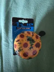 messingschlager m-wave Maxi ding dong Bike Bell XL Sunflowers