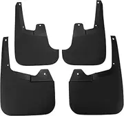 X AUTOHAUX 1set Front and Rear Mud Flaps Splash Guards Mud Guards for Isuzu D-MAX 4 Doors 2010-2020 W/Mount Accessories