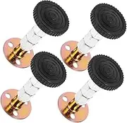 4pcs Bedframe Bed Frames Bed Headboard Stopper Bed Wall Stopper Bed Support Wall Spacer Bed Stoppers Wall Stoppers for Sofa Bed Wall Bumper Wall Plug Adjustable Stainless Steel