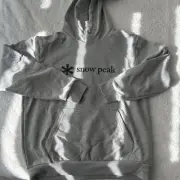 Snow Peak Hooded Hoodie Gray Japan Free Ship