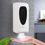 [Jewaytec] Automatic Hand Sanitizer Dispenser, Wall Mount, Touchless, Infrared Sensor, 1000ML Capacity, White, Rectangular, Commercial, Industrial, Hospitals, Offices, Public Spaces
