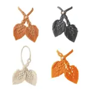 Handmade Curtain Tieback Hand-Woven Decorative Cotton Rope Adjustable
