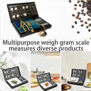 0.1G-500G DIGITAL WEIGHING SCALES POCKET GRAMS SMALL KITCHEN GOLD JEWELLERY HERB