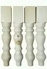 Hand turned furniture eastern knotty pine coffee table bench legs 3" x 18"