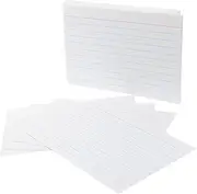 SHINEOFI 200pcs Ruled Index Cards Heavy Stock Horizontal Lined Flashcards for Study Note Taking and Presentations School Office and Home Use