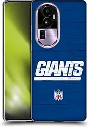 Head Case Designs Officially Licensed NFL Distressed Look New York Giants Logo Soft Gel Case Compatible with Oppo Reno10 Pro+
