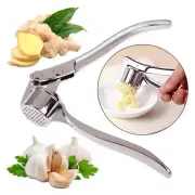 Garlic Press Crusher Mincer Kitchen Tool Stainless Steel Garlic Squeezer