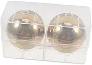 2pcs Reusable Ice Balls Whiskey Chilling Rocks for Chilled Beverages Non Melting Ice Stones Present for Whiskey Lovers