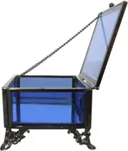Glass Jewelry Box for Necklaces Bracelets Chains Bangles Accessories Organizer