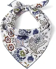 [STARWHISPER] Bandana Cotton Ultra Soft Kerchief Floral Hair Bandanas for Men&Women Wrapper, Headband