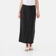 Button Through Midi Skirt