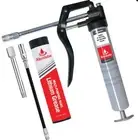 Alemlube - Mini Pistol Grease Gun + Bonus Grease Cartridge & Flex Hose - G10051