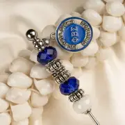 Phi Beta Sigma Fraternity Blue and White Cigar Poker, Nubber, Stick or Draw Tool