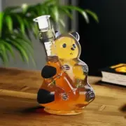 Panda Shaped Whiskey Decanter - Lead-Free Glass Liquor Bottle, 500ml Unique Bar
