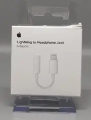 Genuine Apple Lightning to 3.5mm Headphone Jack Adapter MMX62AM/A - Open Box