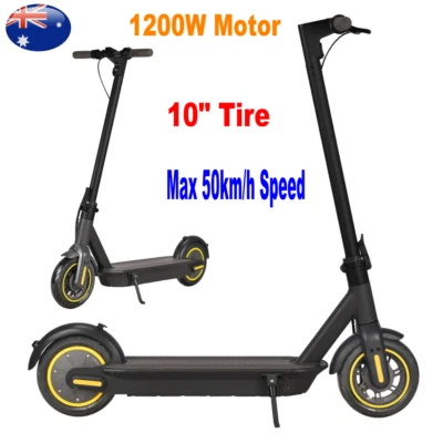 Portable 1200W 50KM/H 50KM Electric Scooter Adult Foldable Travel E Bike Pro