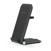 C52 3 In 1 15W Adjustable Wireless Charger Stand for Iphone Watch Earplugs