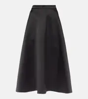 [Rohe] Róhe Satin midi skirt AU 14 black