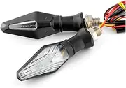 Indicators Flowing Turn Signal 2pcs 12V Universal Motorcycle - Turn Signal Light Indicators Amber Blinker Light Flashers Lighting Motorcycle Accessories Turn Signal Indicator