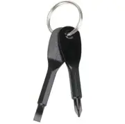 Tool Double Screwdriver Phillips & Flat Head Screwdriver Keychain