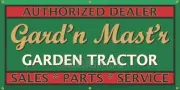 GARD'N MAST'R GARDEN MASTER TRACTORS EQUIPMENT DEALER VINTAGE SIGN REMAKE BANNER